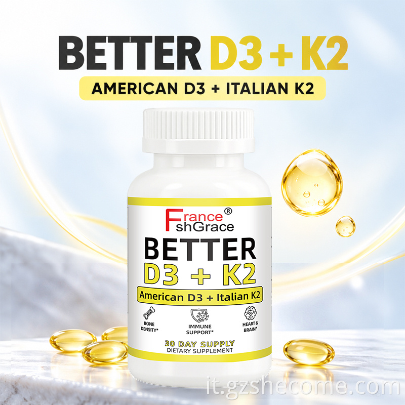 Vitamin D3 K2 Softgels5
